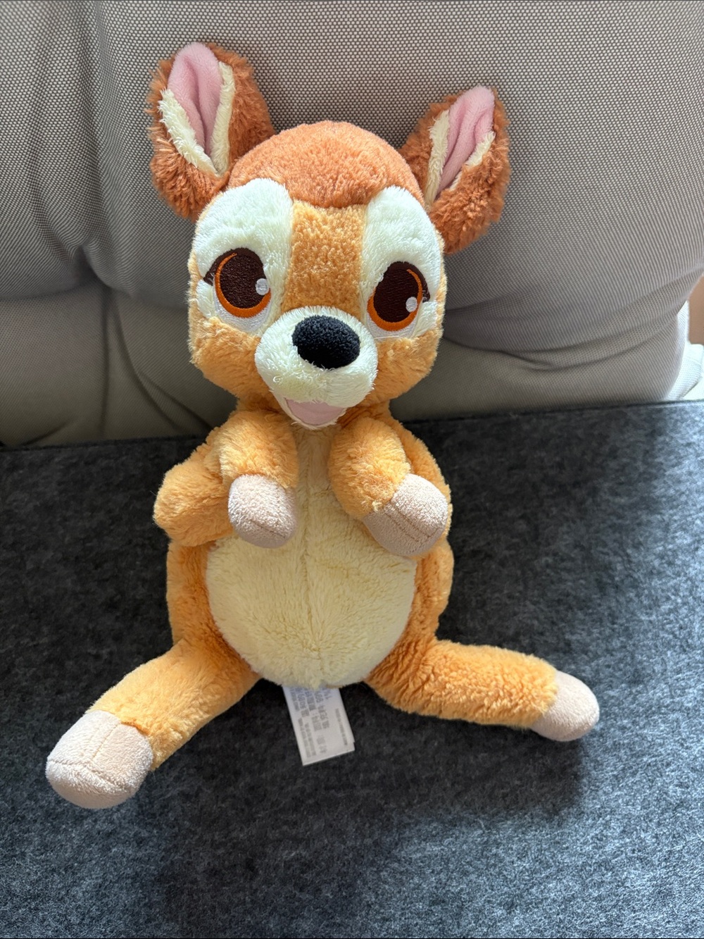 Plush Bambi Fawn Stuffed Animal - Soft Orange and Cream Plush Toy